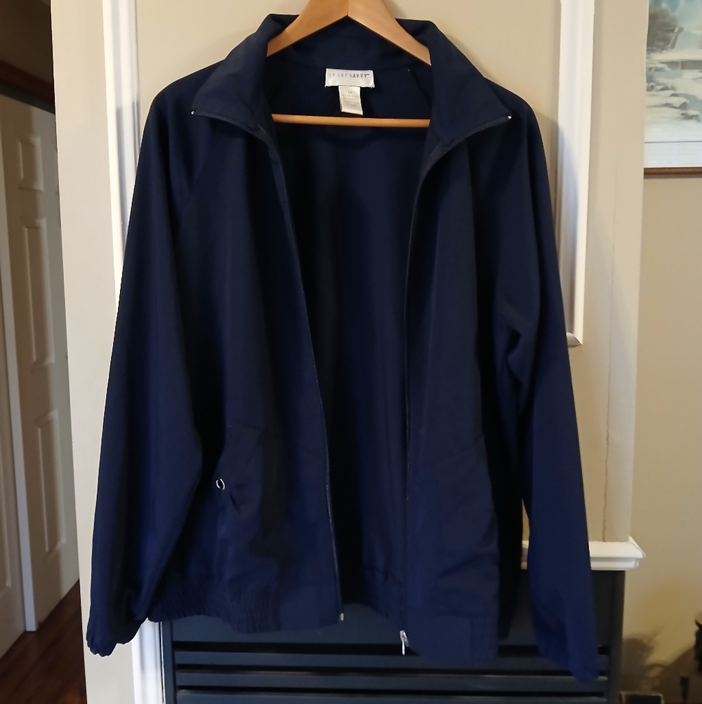 Sport Savvy Lightweight Zip Front Jacket Women's Medium
